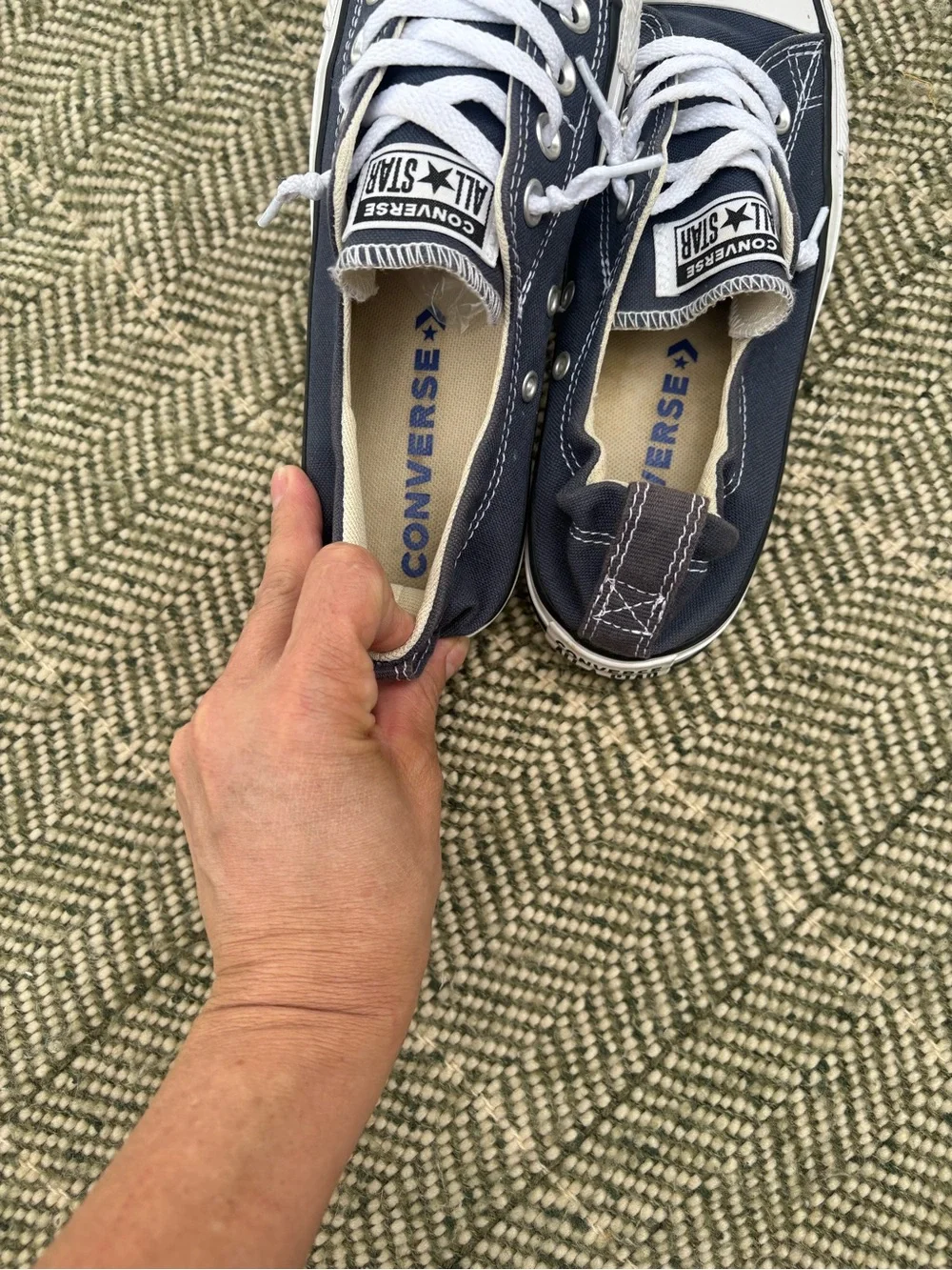 Converse  Sneakers in Navy with White Accents